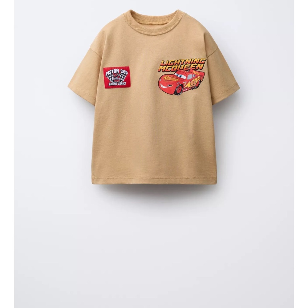 Zara Lightning McQueen Graphic Tees boy size 4 years - Picture 4 of 7